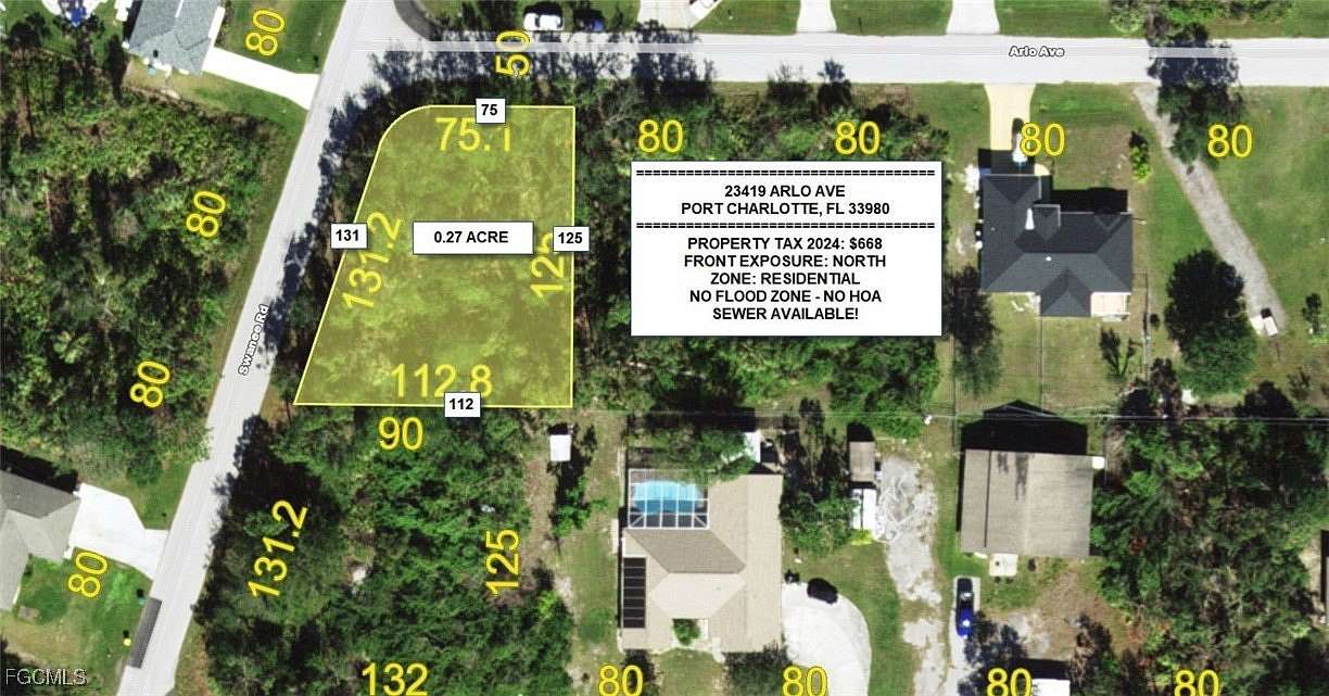 0.27 Acres of Residential Land for Sale in Punta Gorda, Florida