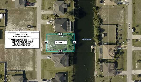0.23 Acres of Residential Land for Sale in Cape Coral, Florida