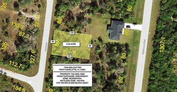 0.23 Acres of Residential Land for Sale in Port Charlotte, Florida