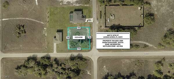 0.25 Acres of Residential Land for Sale in Lehigh Acres, Florida