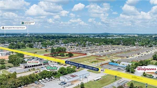 1.54 Acres of Commercial Land for Sale in Springdale, Arkansas