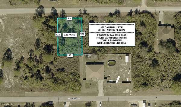 0.24 Acres of Residential Land for Sale in Lehigh Acres, Florida