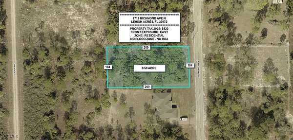0.5 Acres of Residential Land for Sale in Lehigh Acres, Florida