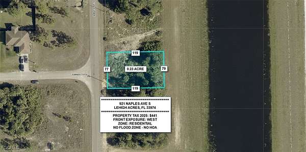 0.23 Acres of Residential Land for Sale in Lehigh Acres, Florida