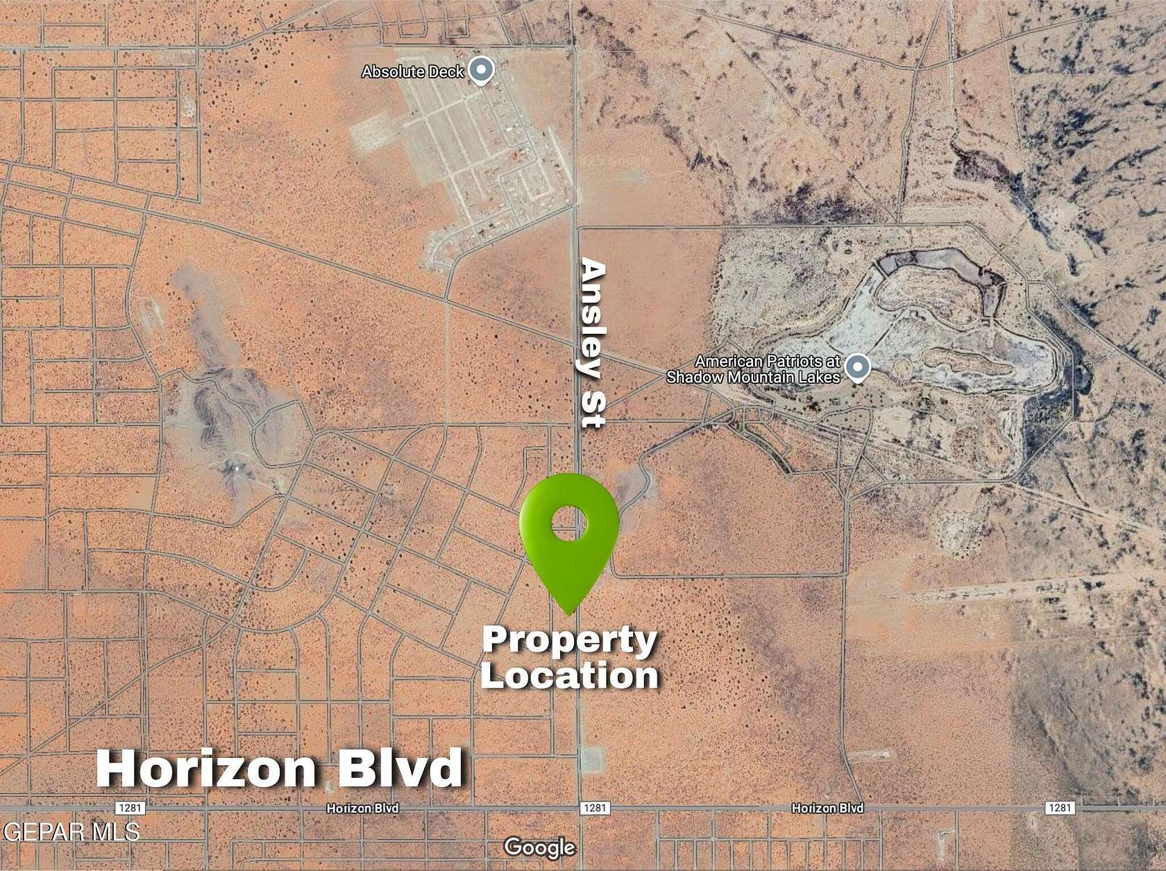 1 Acre of Land for Sale in El Paso, Texas