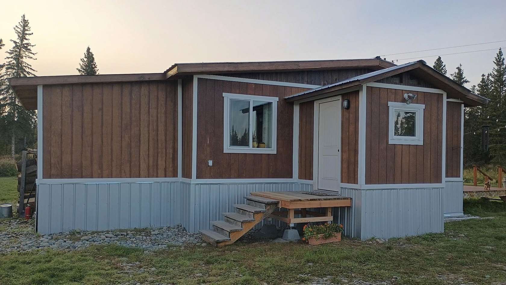 6.66 Acres of Land with Home for Sale in Delta Junction, Alaska
