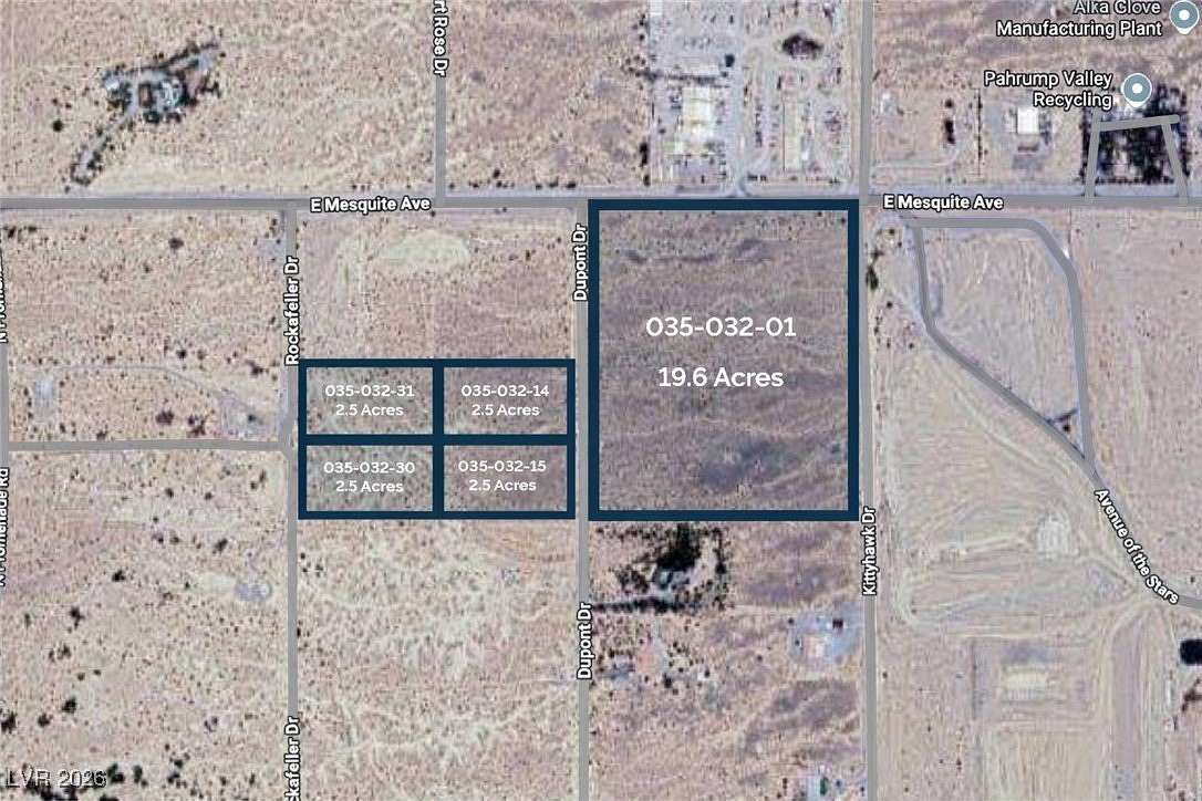 32.1 Acres of Commercial Land for Sale in Pahrump, Nevada