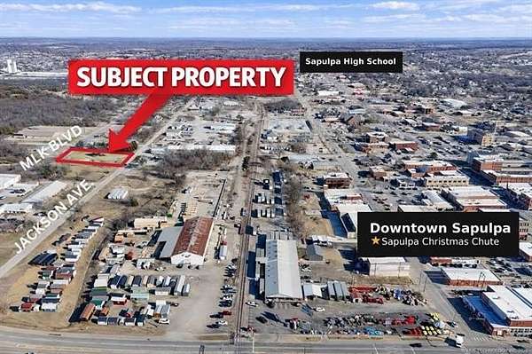 0.44 Acres of Commercial Land for Sale in Sapulpa, Oklahoma