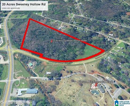 20 Acres of Mixed-Use Land for Sale in Pinson, Alabama