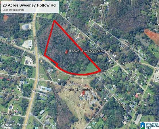 20 Acres of Mixed-Use Land for Sale in Pinson, Alabama