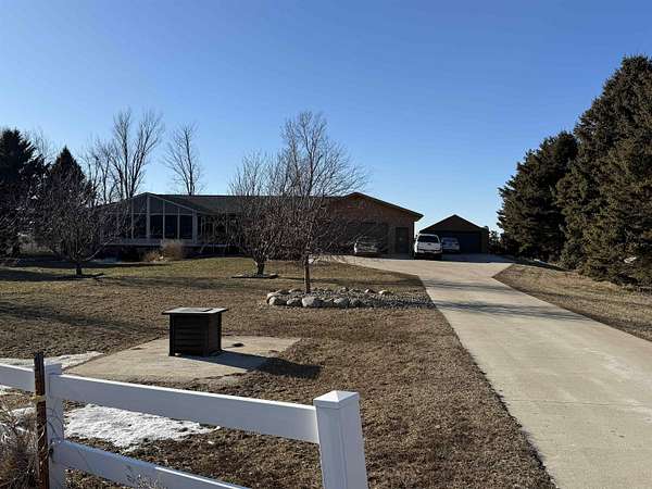 37.6 Acres of Agricultural Land with Home for Sale in Sioux Center, Iowa