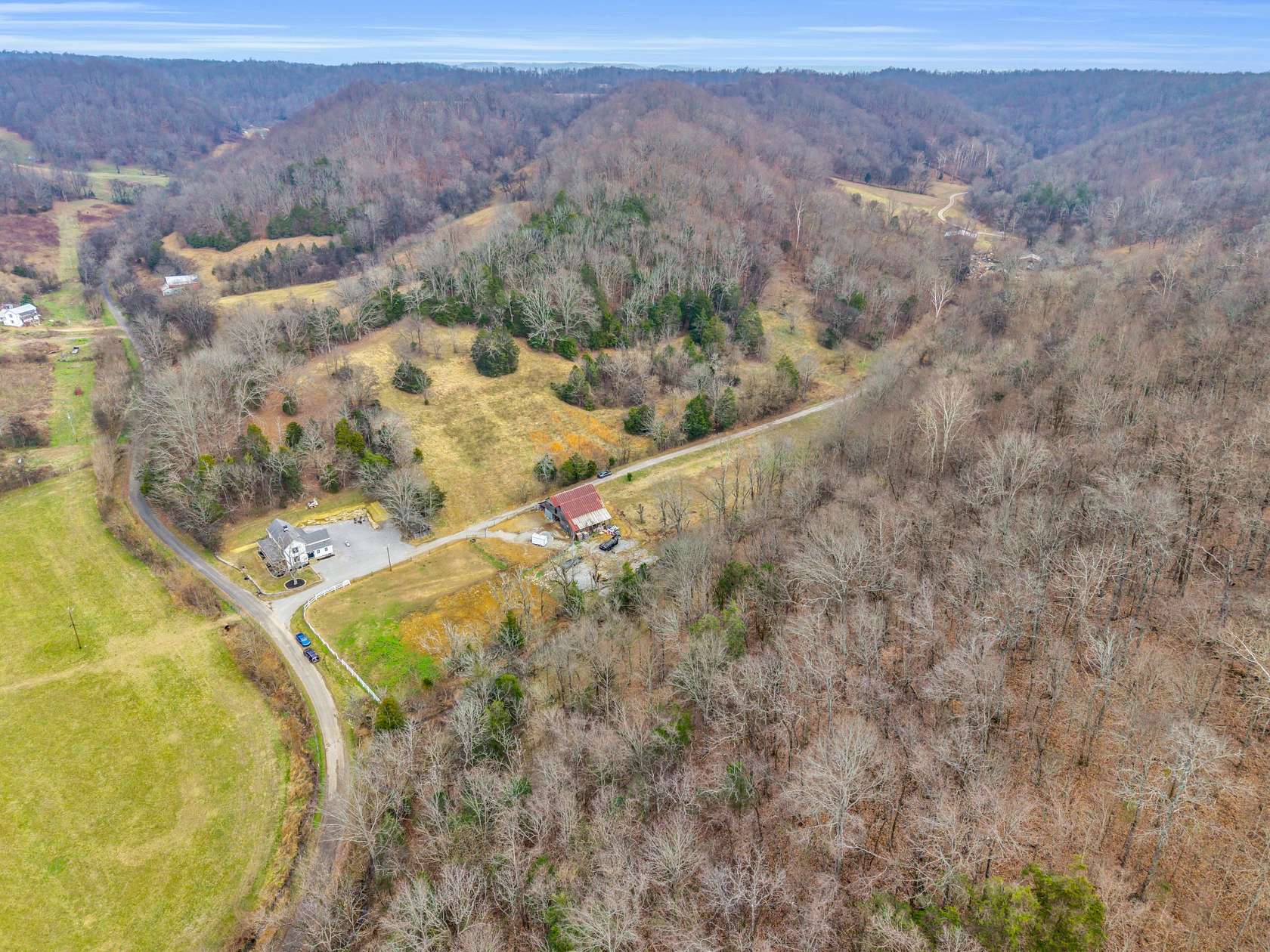 36 Acres of Agricultural Land with Home for Sale in Petersburg, Tennessee