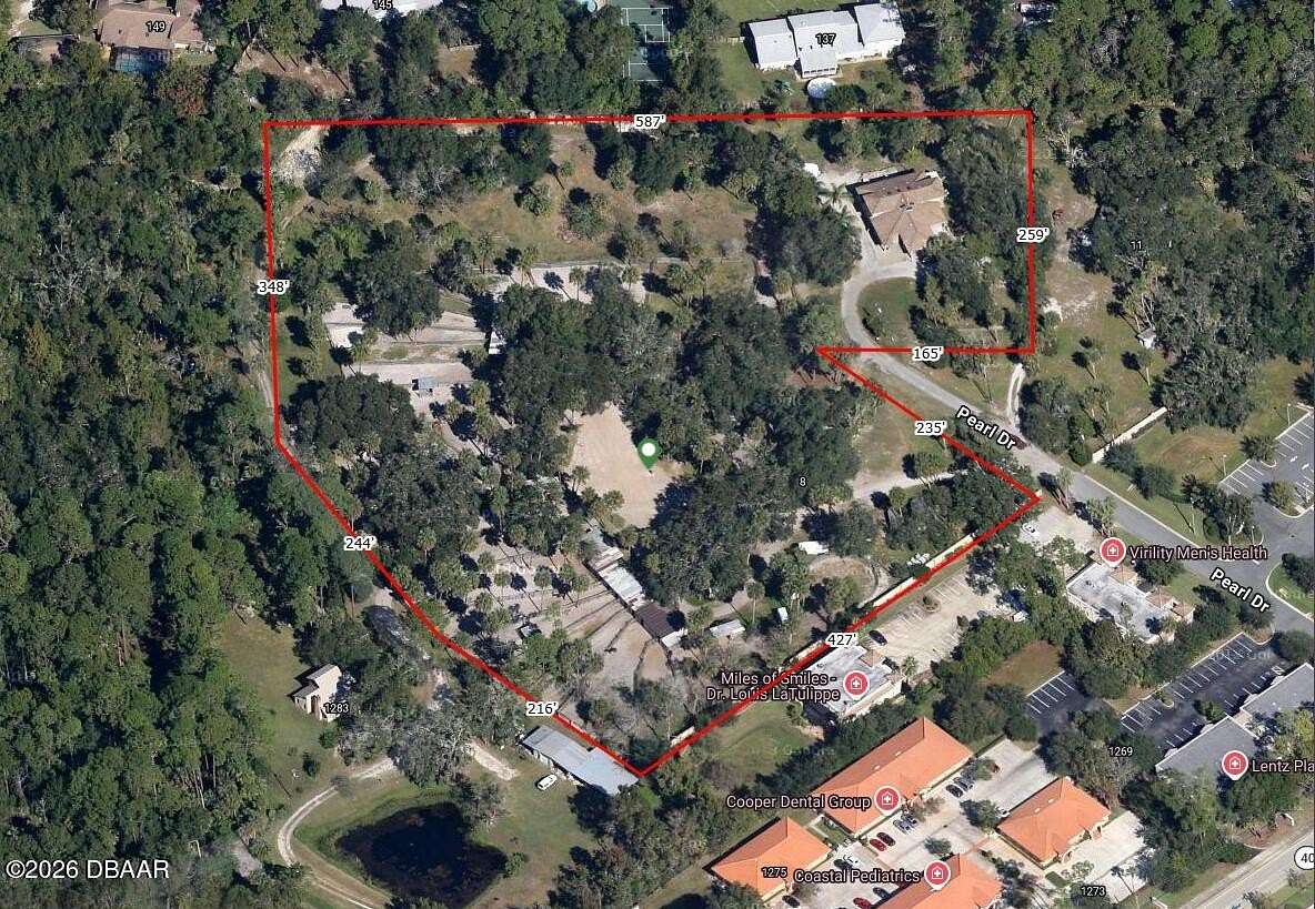 7.22 Acres of Land with Home for Sale in Ormond Beach, Florida