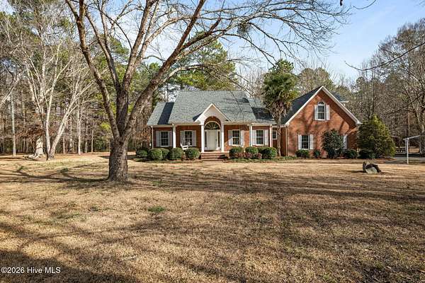 5 Acres of Residential Land with Home for Sale in Pollocksville, North Carolina