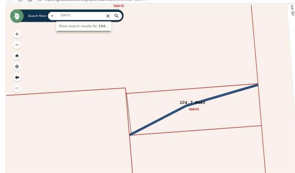 0.12 Acres of Land for Sale in Gordonville, Texas