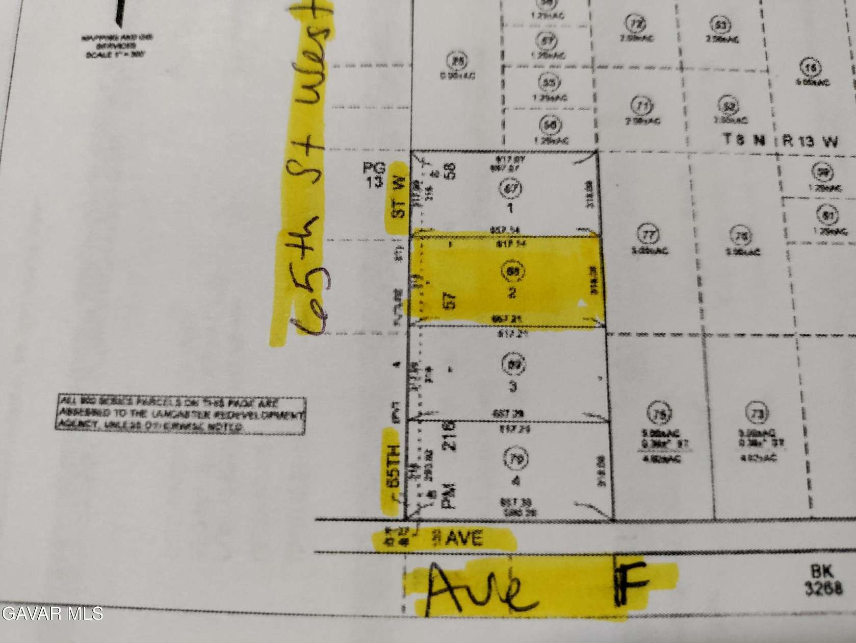 4.8 Acres of Commercial Land for Sale in Lancaster, California