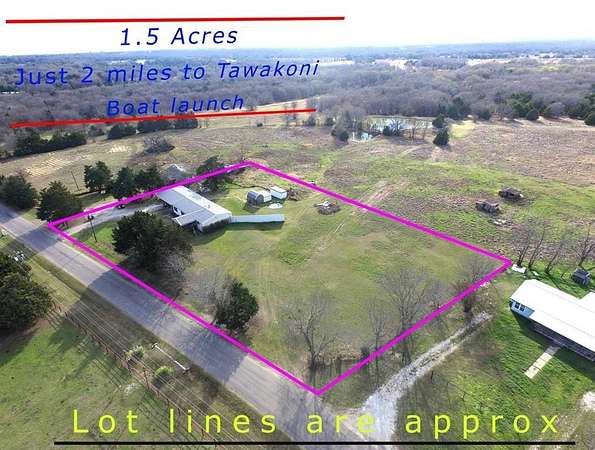 1.59 Acres of Residential Land with Home for Sale in Wills Point, Texas