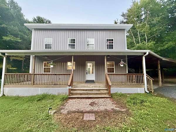 10.5 Acres of Land with Home for Sale in Cedar Bluff, Alabama
