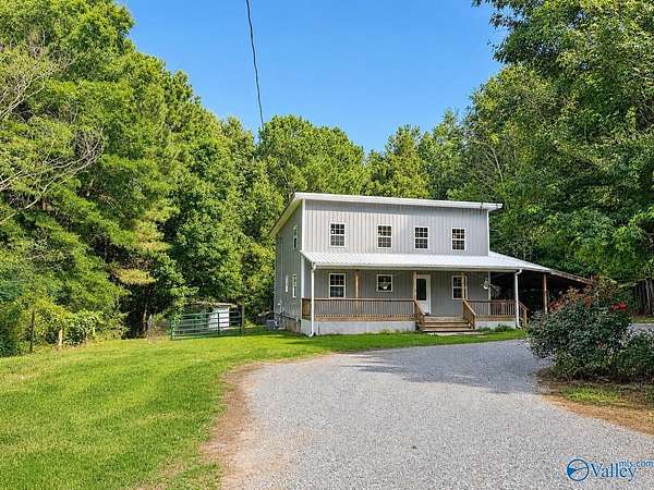 10.5 Acres of Land with Home for Sale in Cedar Bluff, Alabama