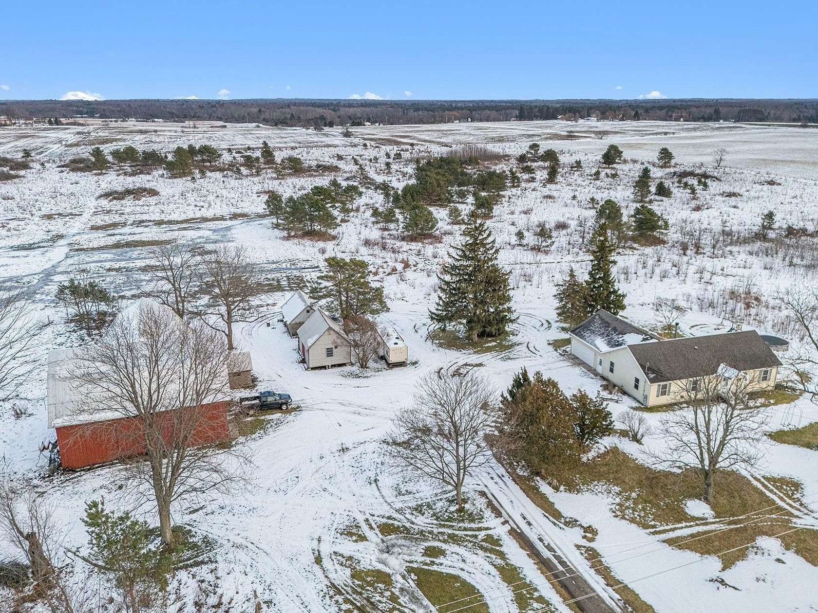 50 Acres of Land with Home for Sale in Ludington, Michigan