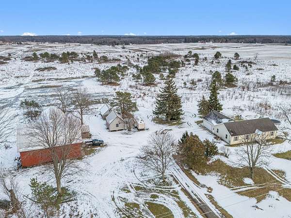 50 Acres of Land with Home for Sale in Ludington, Michigan