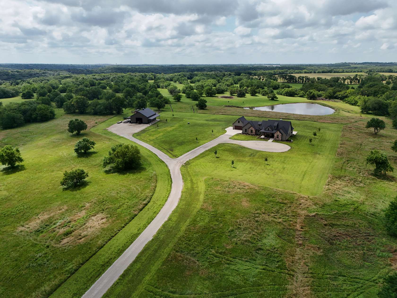 132 Acres of Land with Home for Sale in Lecompton, Kansas