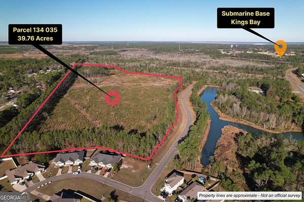 39.8 Acres of Land for Sale in St. Marys, Georgia
