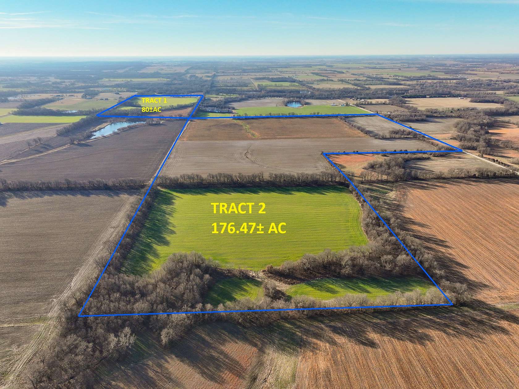 175 Acres of Recreational Land & Farm for Auction in Lamar, Missouri