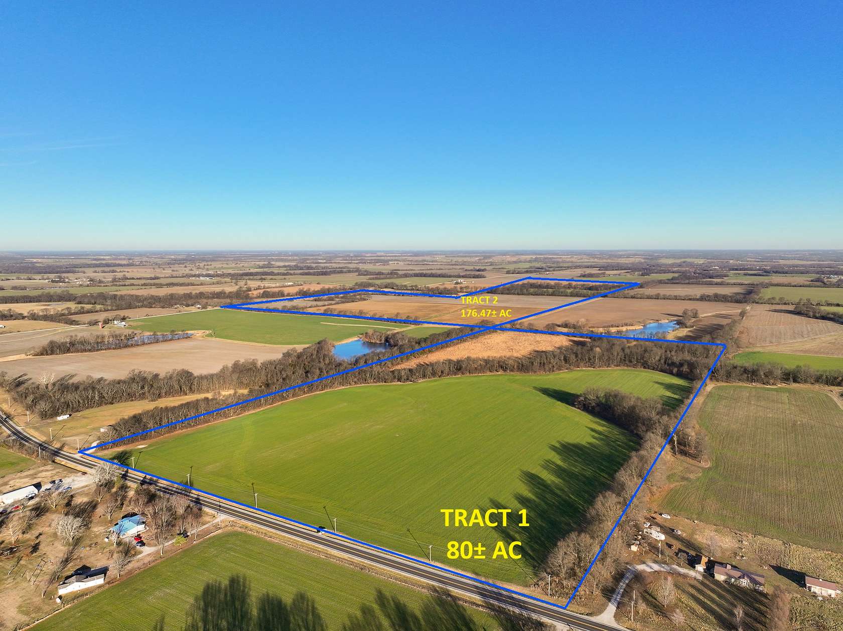 80 Acres of Recreational Land & Farm for Auction in Lamar, Missouri