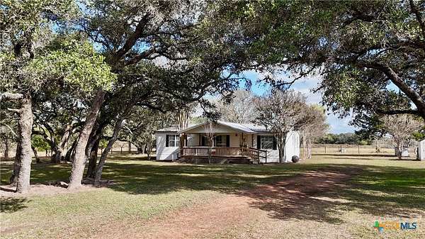8.54 Acres of Residential Land with Home for Sale in Hallettsville, Texas