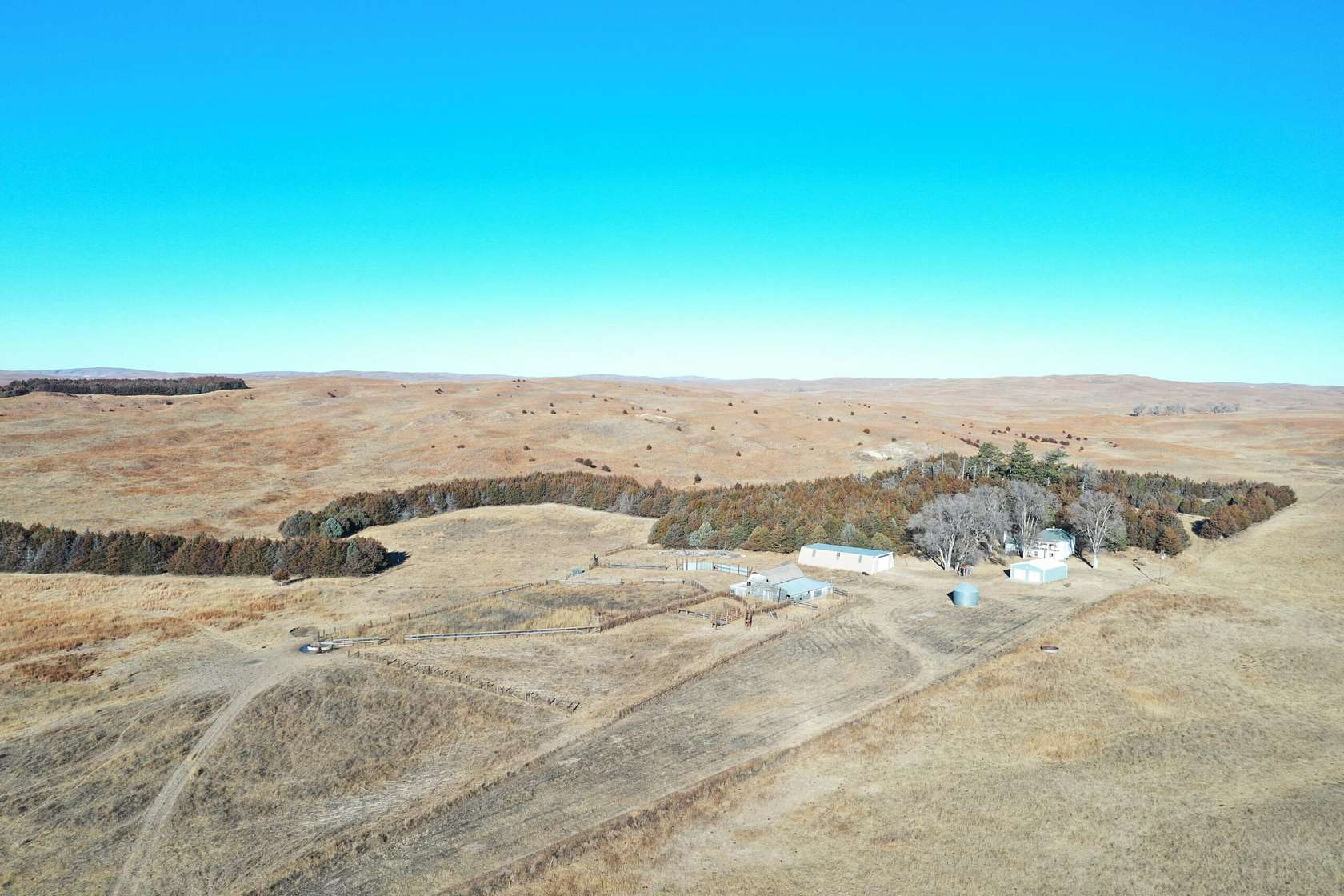 160 Acres of Agricultural Land with Home for Sale in Tryon, Nebraska