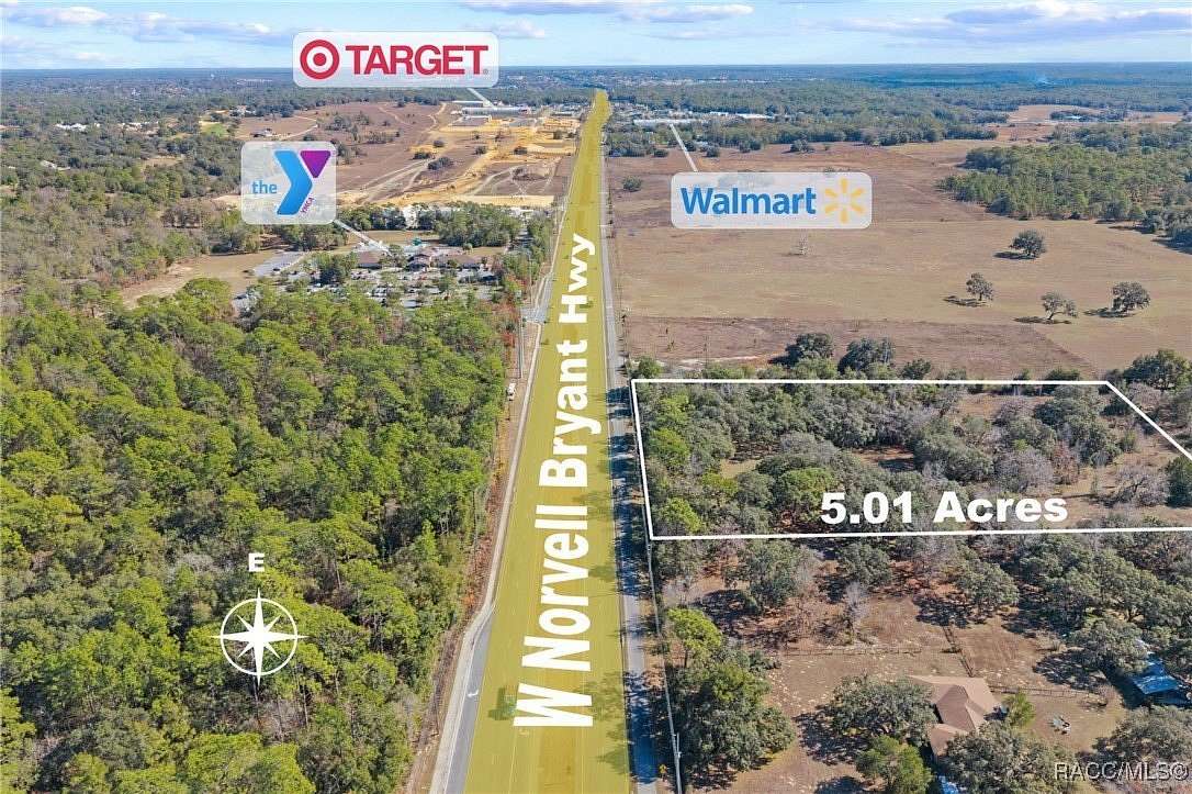 5 Acres of Mixed-Use Land for Sale in Crystal River, Florida