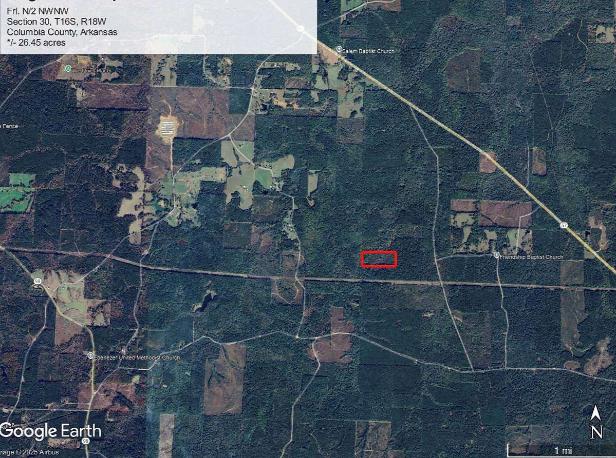 26.5 Acres of Recreational Land for Sale in Stephens, Arkansas