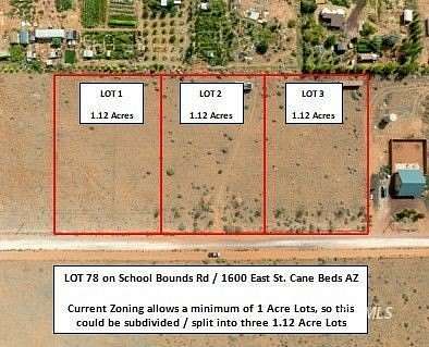 1.12 Acres of Residential Land for Sale in Cane Beds, Arizona