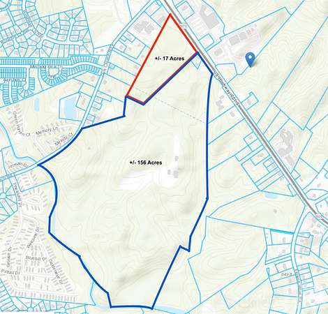 17 Acres of Mixed-Use Land for Sale in Concord, North Carolina