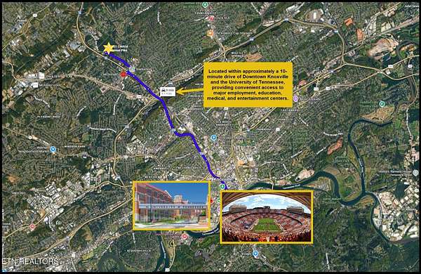 91 Acres of Land for Sale in Knoxville, Tennessee