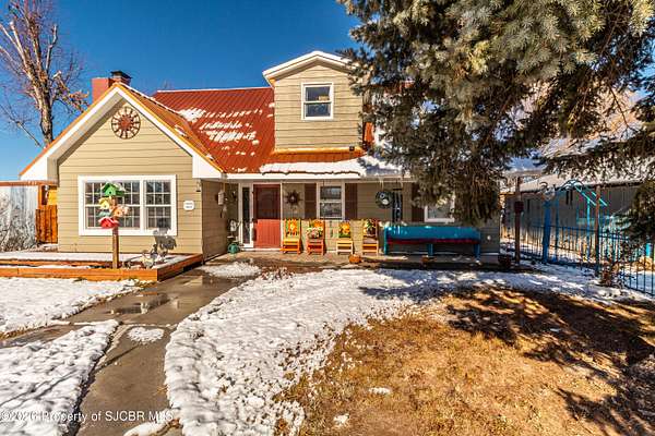 5 Acres of Residential Land with Home for Sale in Bloomfield, New Mexico