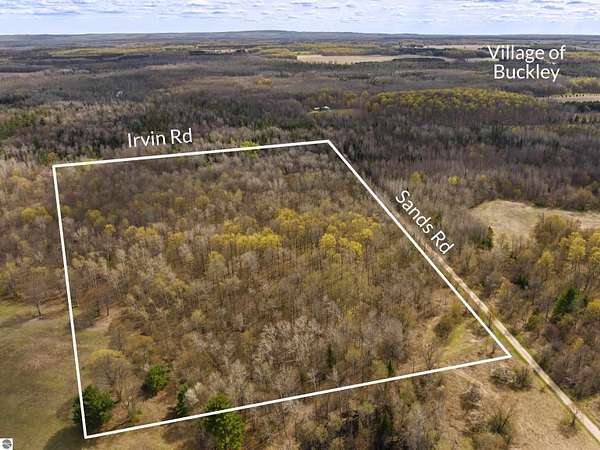 20 Acres of Recreational & Residential Land for Sale in Kingsley, Michigan