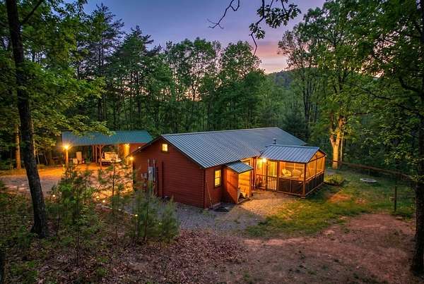 3.17 Acres of Land with Home for Sale in Ellijay, Georgia