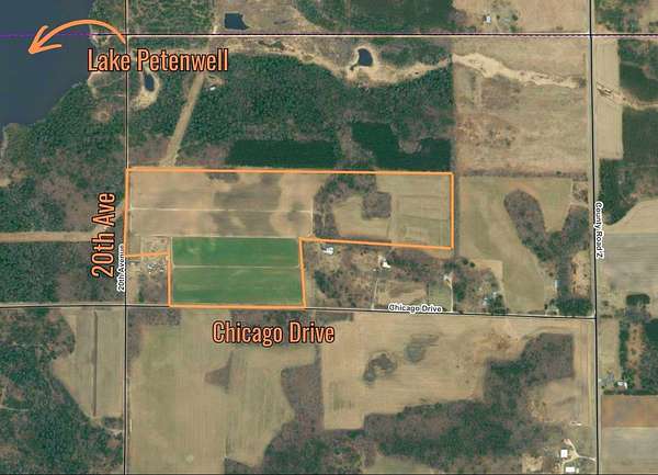67 Acres of Recreational Land & Farm for Sale in Arkdale, Wisconsin
