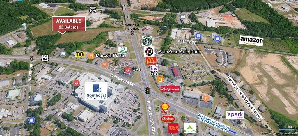 23.8 Acres of Mixed-Use Land for Sale in Dothan, Alabama