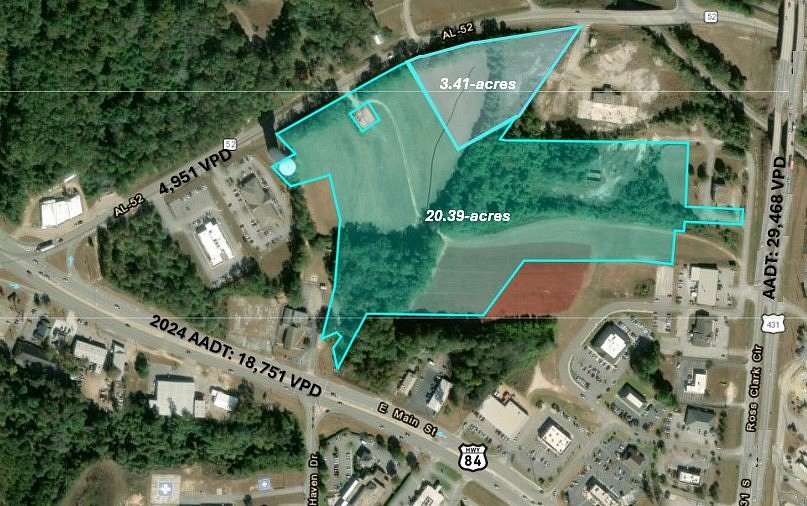 23.8 Acres of Mixed-Use Land for Sale in Dothan, Alabama