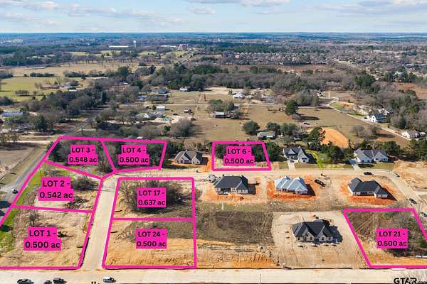 0.5 Acres of Residential Land for Sale in Lindale, Texas