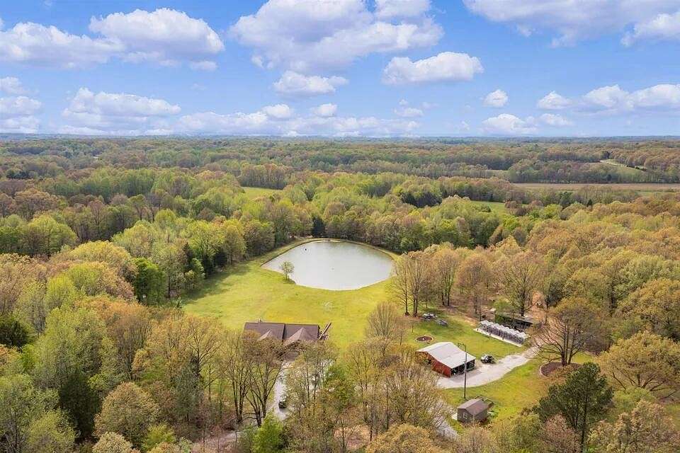25 Acres of Recreational Land with Home for Sale in Milan, Tennessee