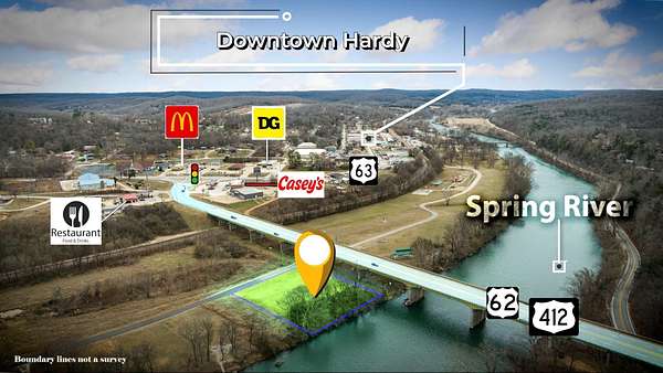 0.63 Acres of Residential Land for Sale in Hardy, Arkansas