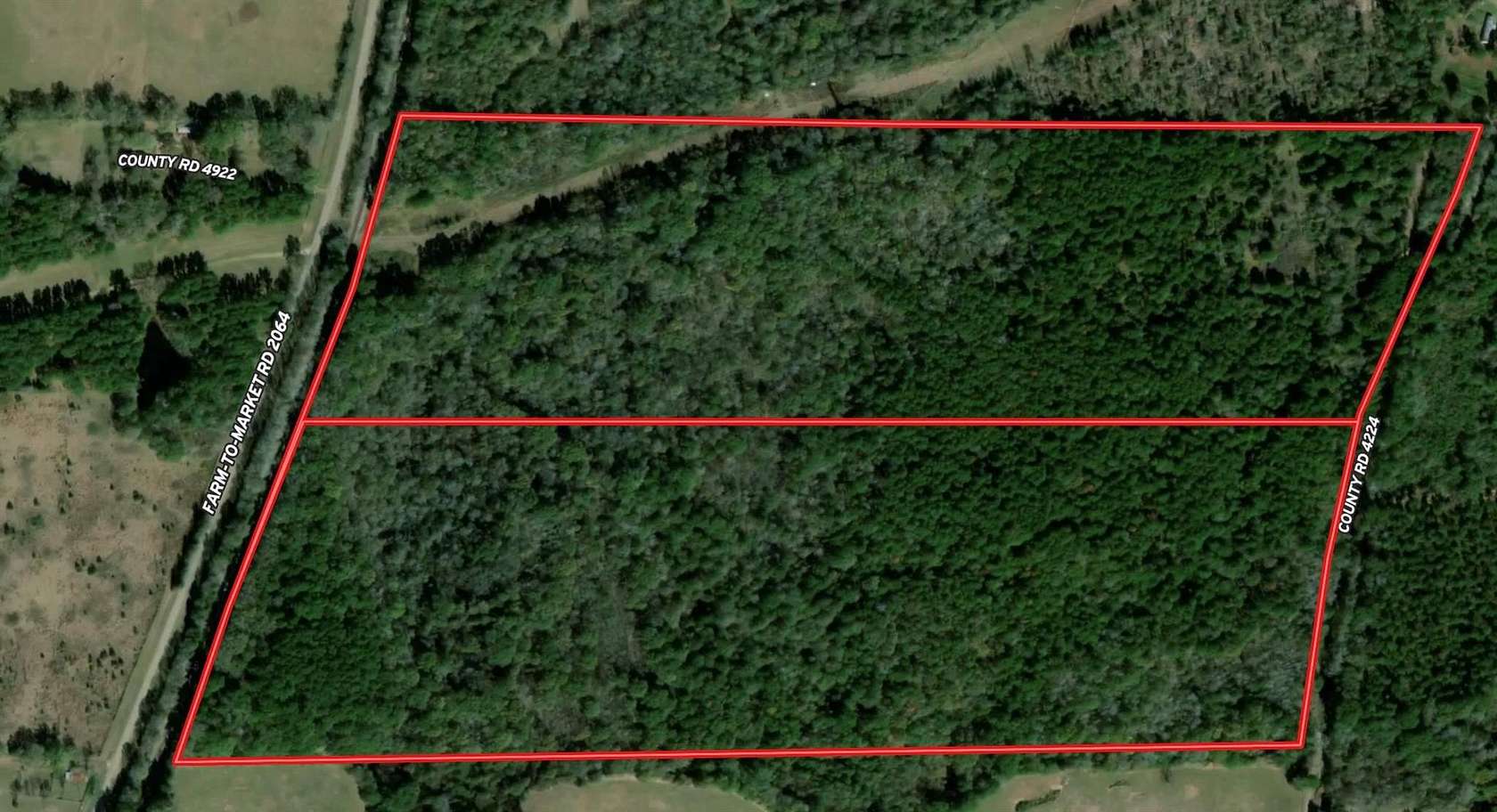 144 Acres of Recreational Land for Sale in Rusk, Texas