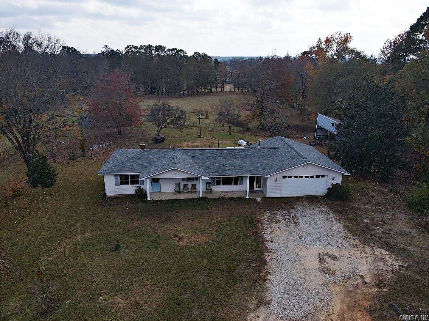 6.7 Acres of Land with Home for Sale in Bismarck, Arkansas