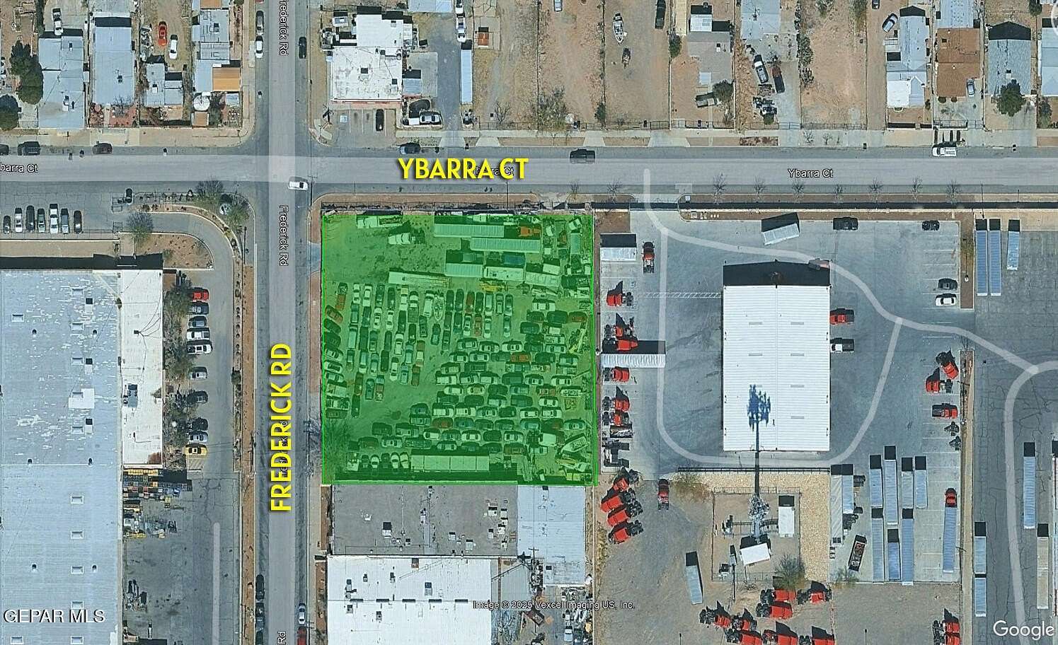1 Acre of Commercial Land for Lease in El Paso, Texas