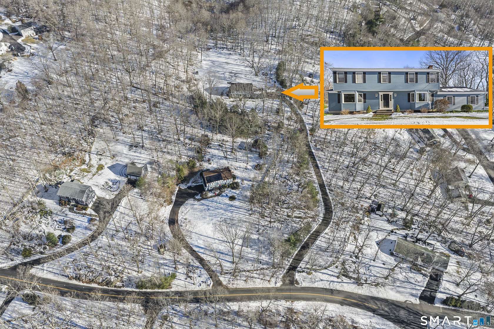 2.52 Acres of Land with Home for Sale in Newtown, Connecticut