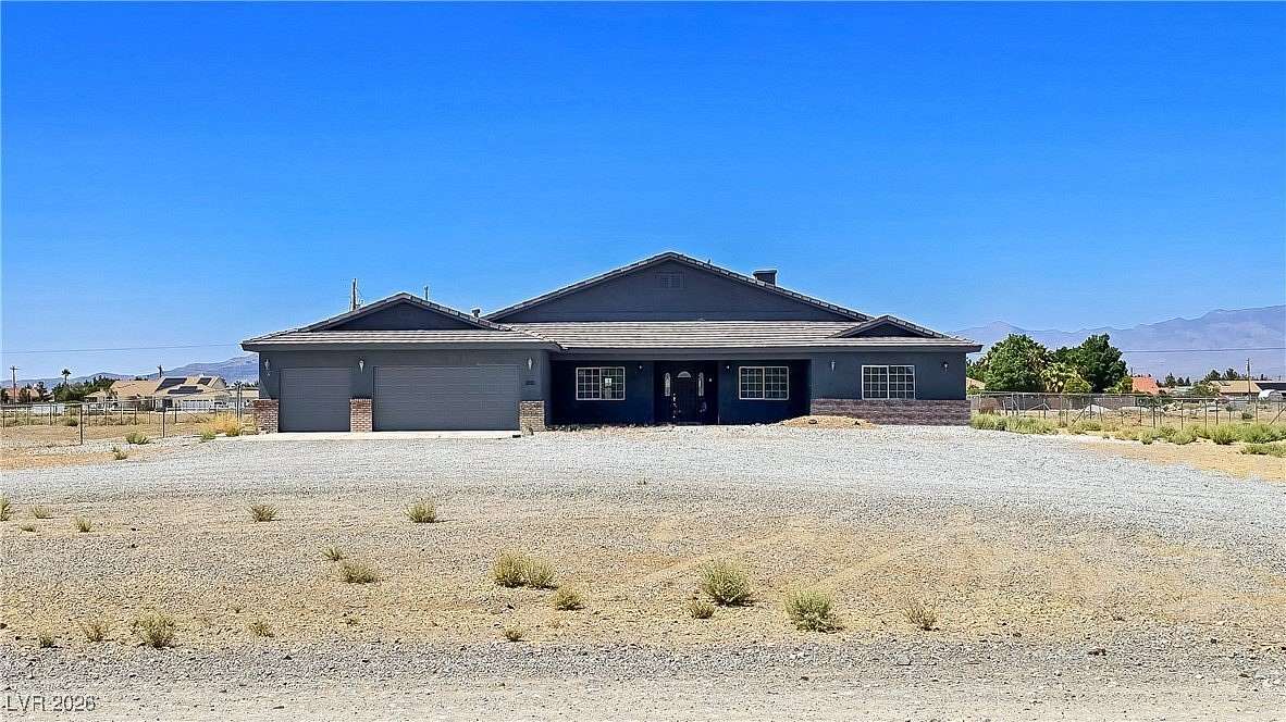 2.3 Acres of Residential Land with Home for Sale in Pahrump, Nevada